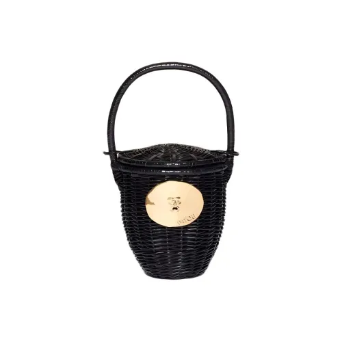 Patou Wicker Bucket Bag