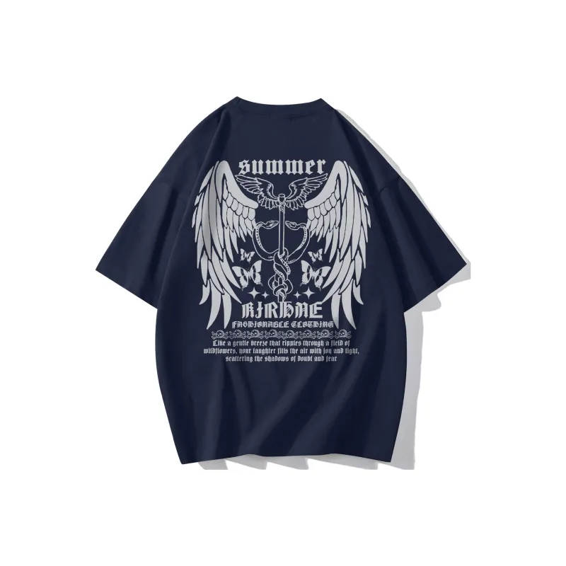 KIRHNE Drop Shoulder Sleeve T Shirt Unisex-6