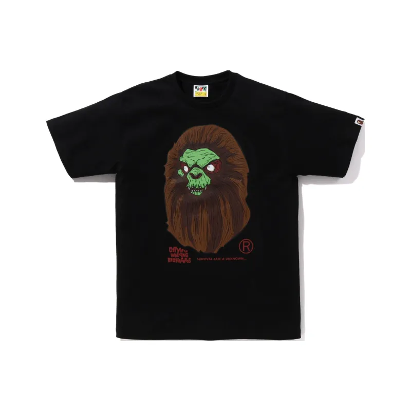 Bape A BATHING APE Horror Mad Face Tee-0