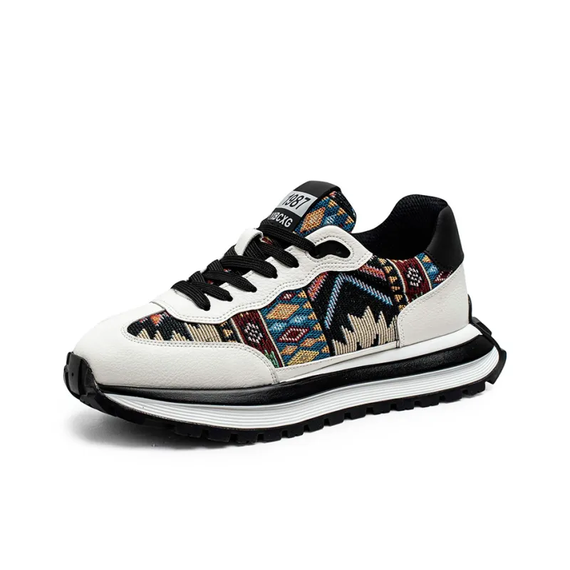 Team Bees Wear Resistant Coverage Slip Resistant Low Top Chunky Sneakers Men's-7