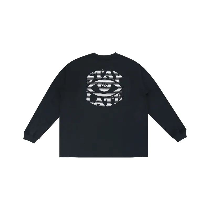 STAY UP LATE T Shirt Unisex Black-0