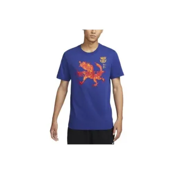 Nike T Shirt Men's Dark Sapphire/University Gold