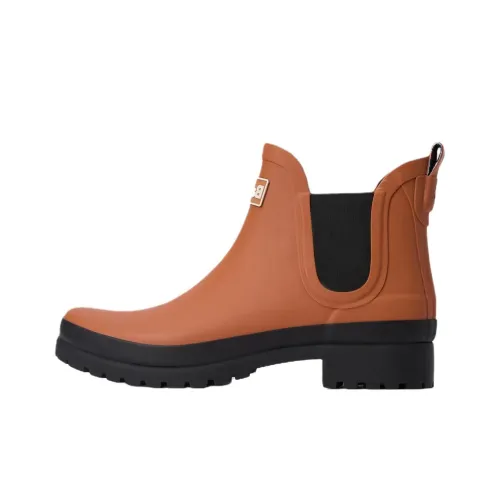 BARBOUR Mallow Rain Boots Women's Coral