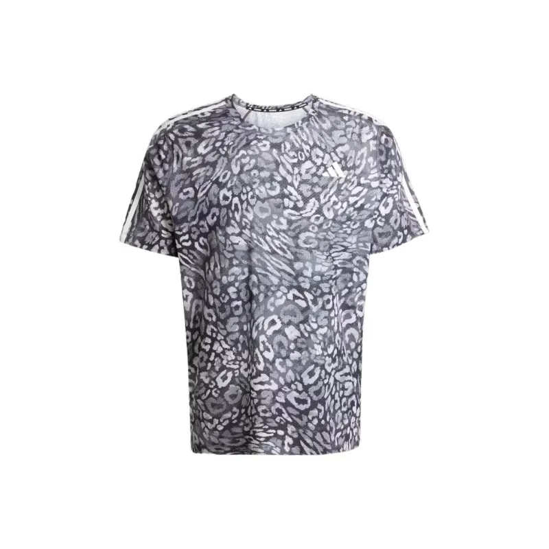 Adidas Free Shipping With AdiClub Own The Run Climacool 3 Stripes Tee-0