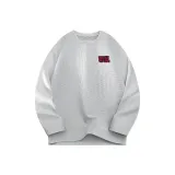 [220G Long-Sleeved]Light Gray (with Black Red Warriors Chest Logo)