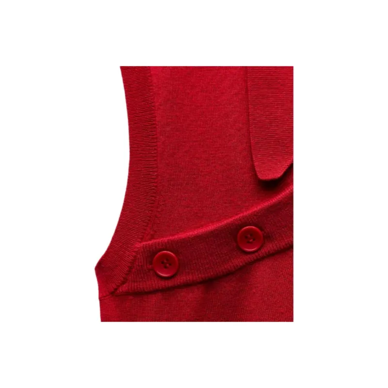 Ao Yes X ZARA AO YES Collaboration Knitwear Women's Red-3