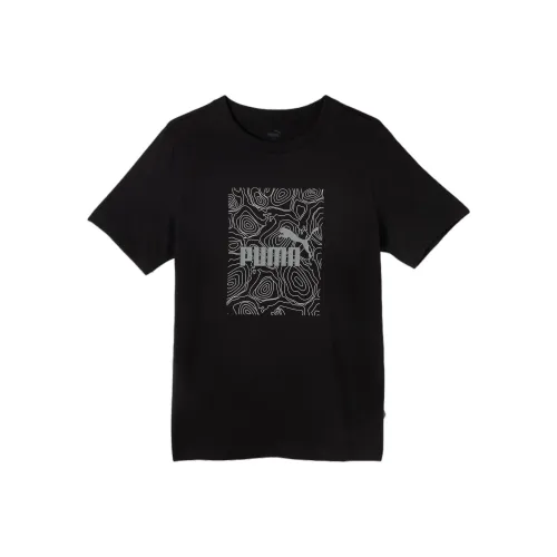 PUMA GRAPHICS REFLECTIVE T Shirt Men's Black