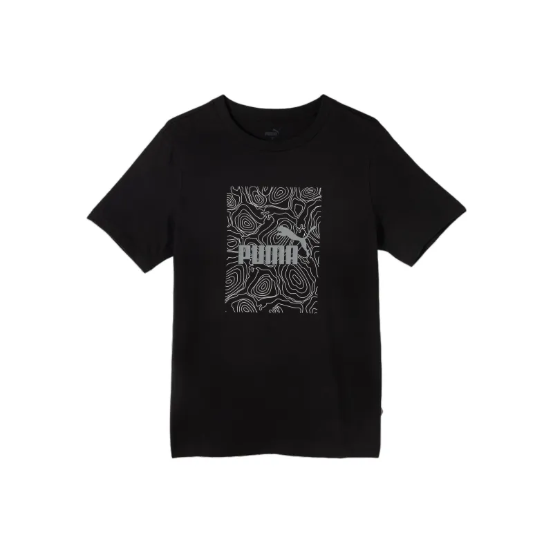 PUMA GRAPHICS REFLECTIVE T Shirt Men's Black-0