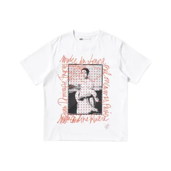 UNIQLO Louvre X Camille Henrot Collaboration T Shirts Unisex White