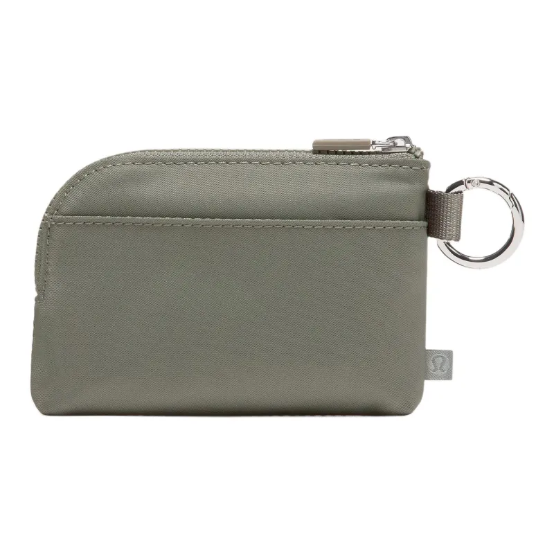 Lululemon Nylon Card Holder Unisex Ash Sage Green-1