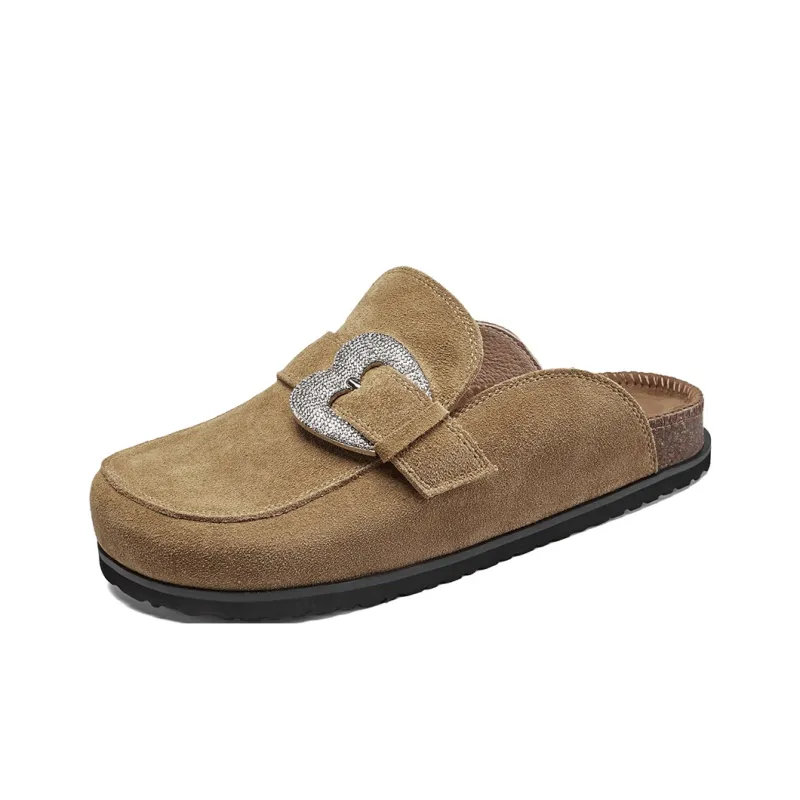 YEARCON Rubber Sole Slip Resistant Wrap toe Slippers Women's-1