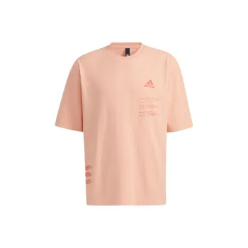 Adidas T-Shirts Men Coral