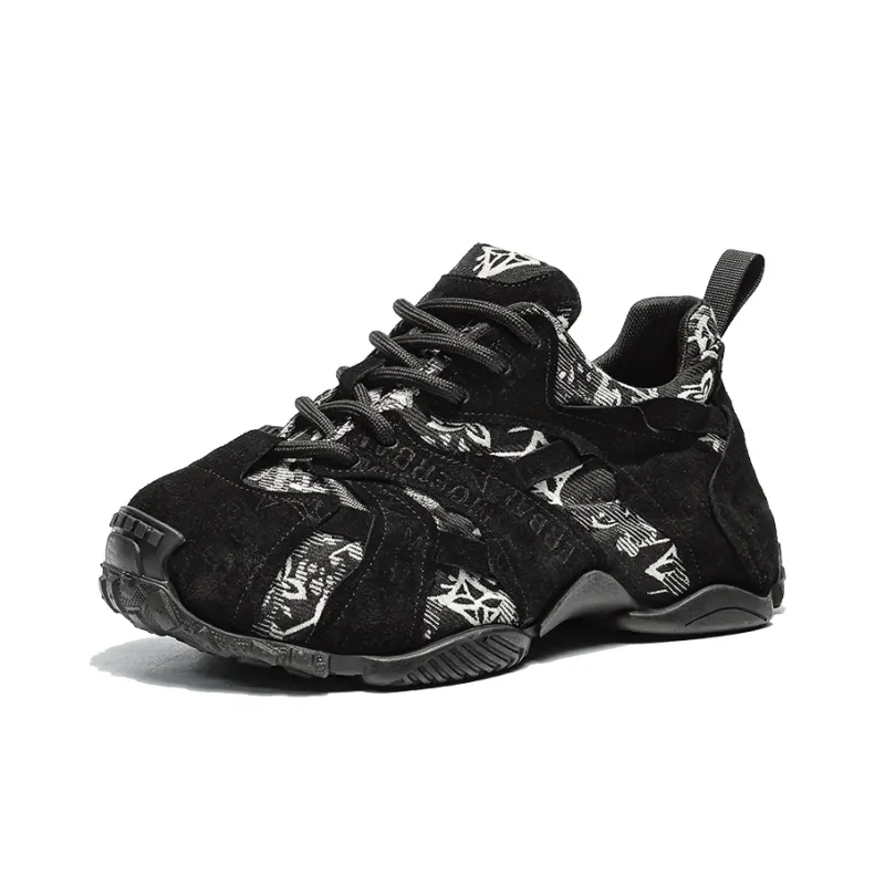 MOERBAI Lava Series Abrasion Resistant, Breathable, Lightweight Low Top Chunky Sneakers Men's-1
