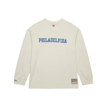 Mitchell & Ness x NBA Philadelphia 76ers T Shirt Men's Cream