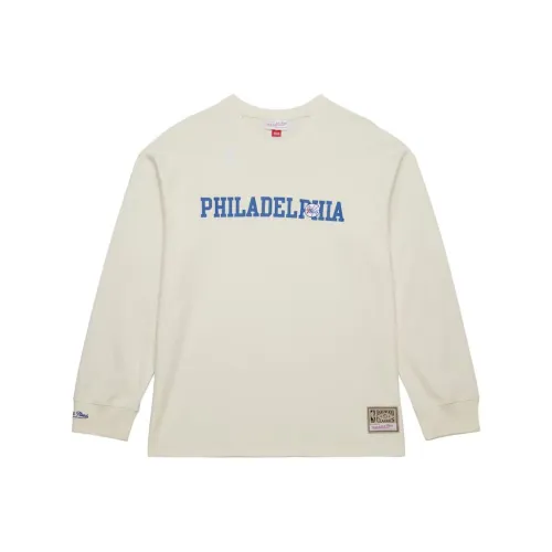 Mitchell & Ness x NBA Philadelphia 76ers T Shirt Men's Cream