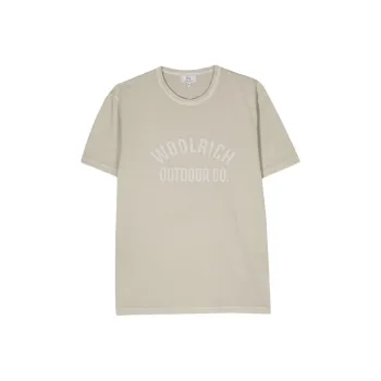 WOOLRICH T-Shirt Men's Gray Green