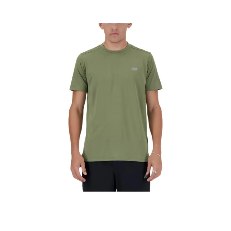 New Balance T Shirt Men's Olive Green-0