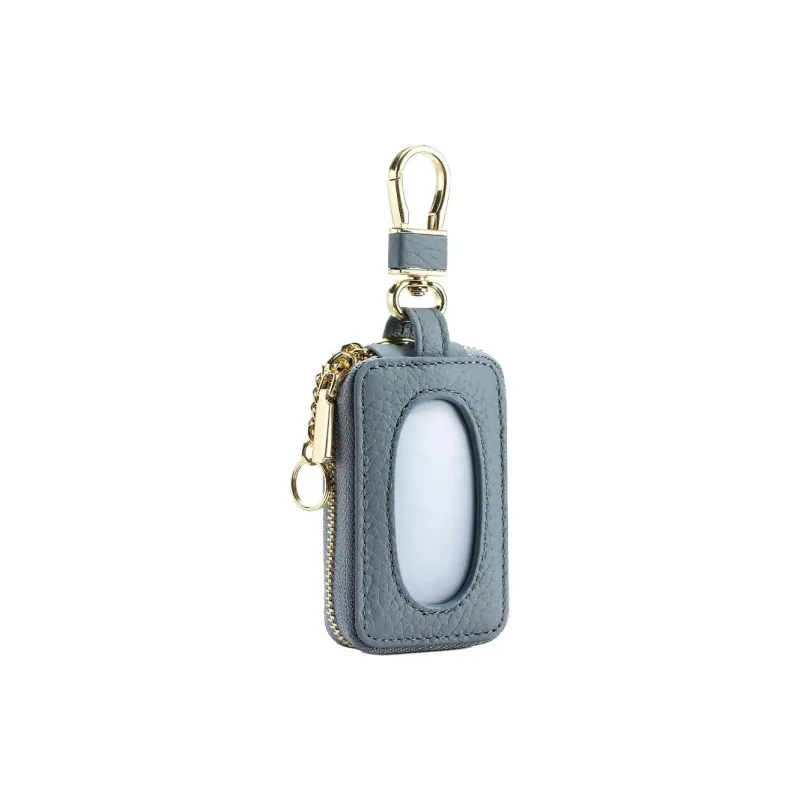 Tong Tong Rabbit Top Grain Cow Leather Key Pouch Regular Unisex Multicolor-2