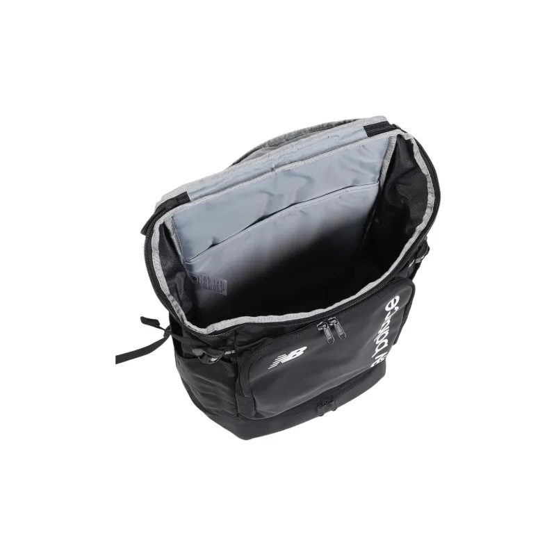 New Balance Synthetic Leather Backpack Unisex Black-5