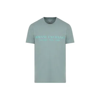 ARMANI EXCHANGEAE T Shirt Men's Beige Blue Green