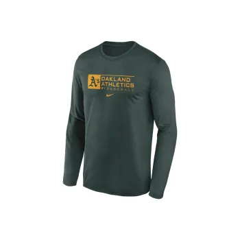 Nike Dri-Fit Team Mlb Oakland Athletics T-Shirt Men's Dark Green