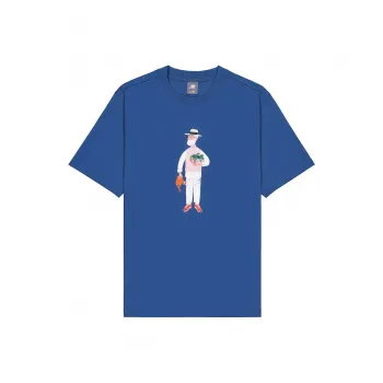 New Balance T Shirt Unisex Indigo