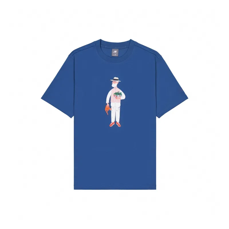 New Balance T Shirt Unisex Indigo-0