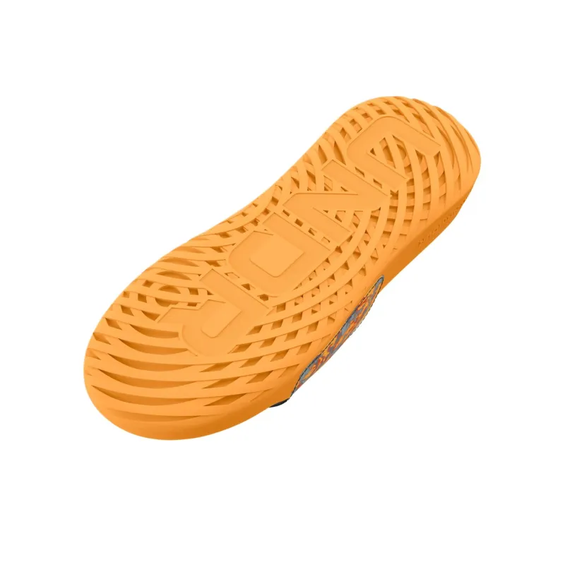 Under Armour Quiet Cushioning Slide Slippers Men's New Star Orange-4