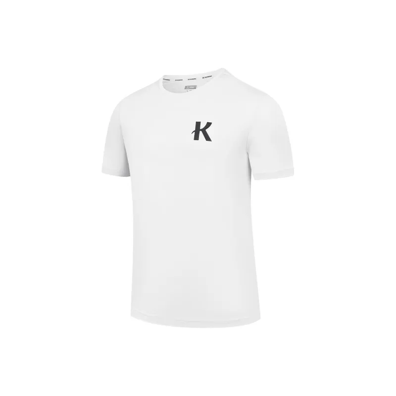 QIAODAN x QIANGFENGCHUIFU T Shirt Men's Jordan White-0