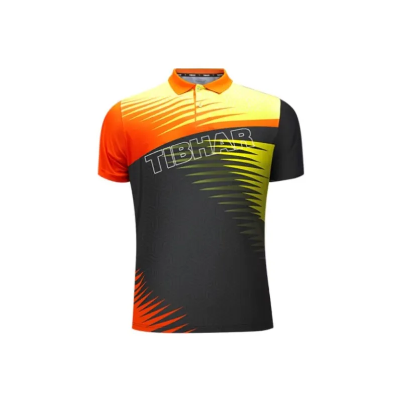 TIBHAR T Shirt Men's Black/Orange-0
