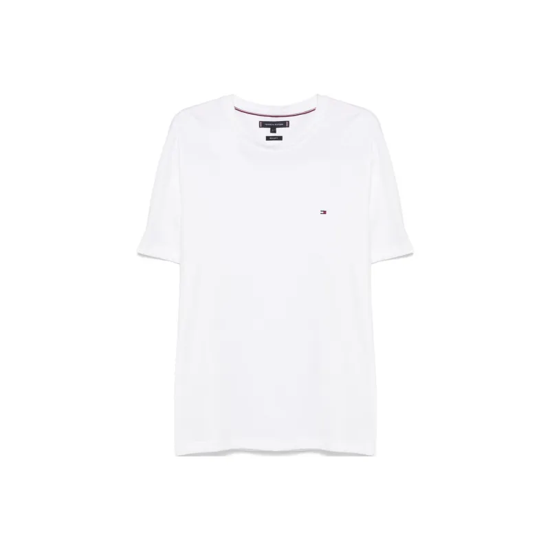 Tommy Hilfiger Logo embroidered T shirt-0