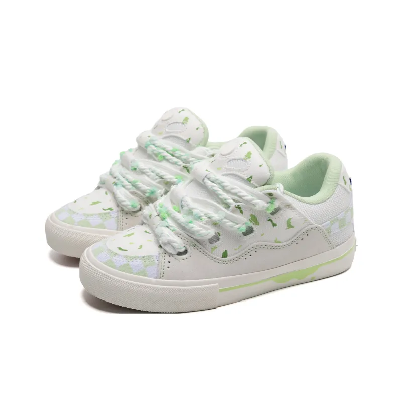 Anime Story Slip Resistant, Abrasion Resistant, Lightweight, Breathable Low Top Skateboard Shoes Unisex-7