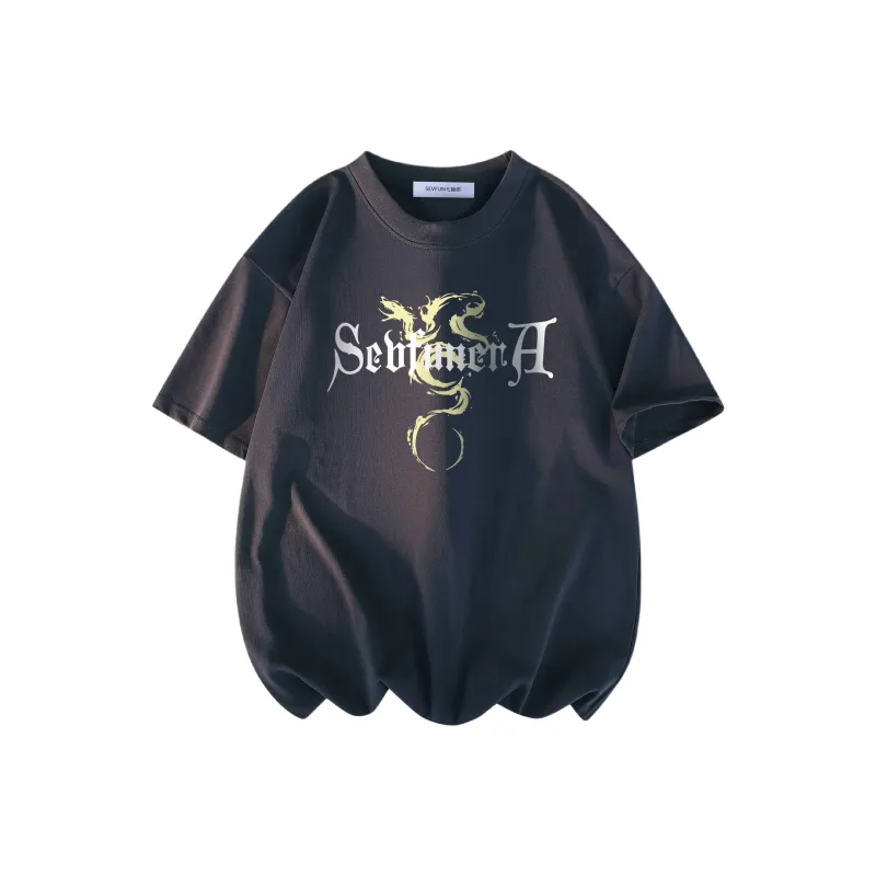 7 SEVFUN T-Shirt Unisex Navy Blue-0
