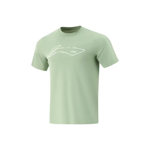 LiNing Cool Tea T Shirt Men's Pea Green