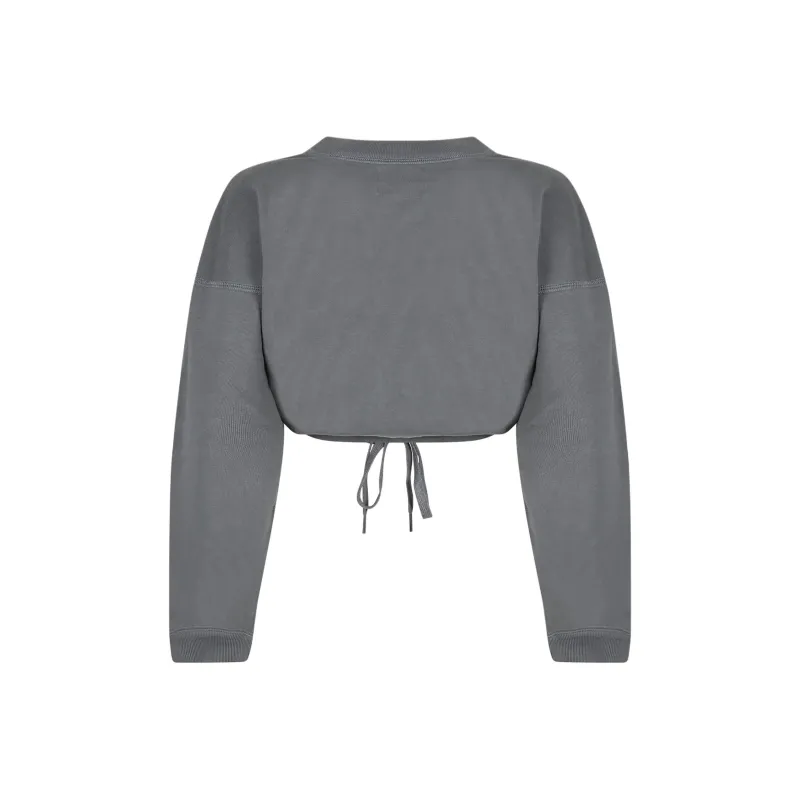 ISABEL MARANT ETOILE Margo Drawstring Cropped Sweatshirt-1