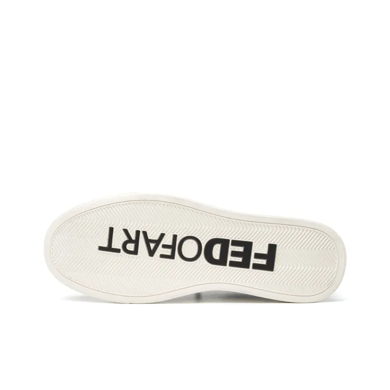 FED Low Top Canvas Shoes Men's Black-6