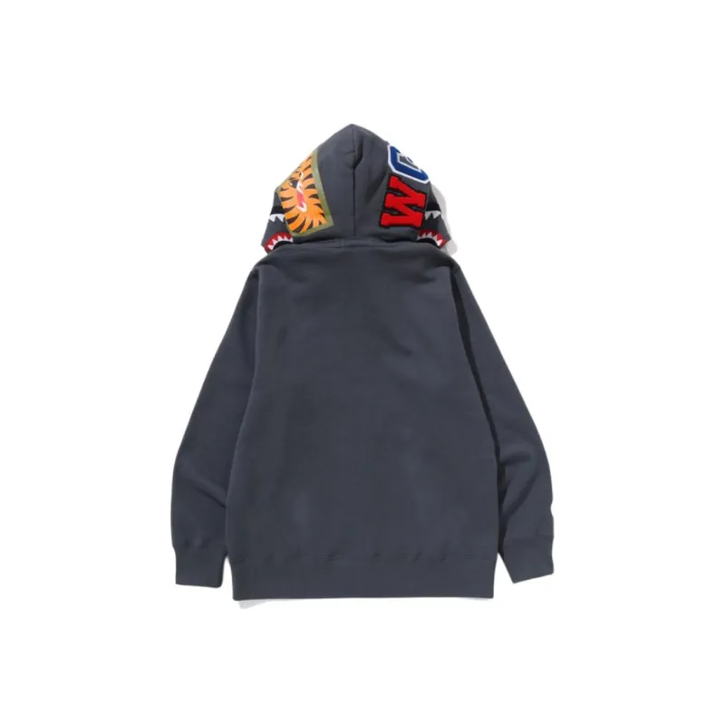 Bape 1st Camo Shark Full Zip Double Hoodie-5