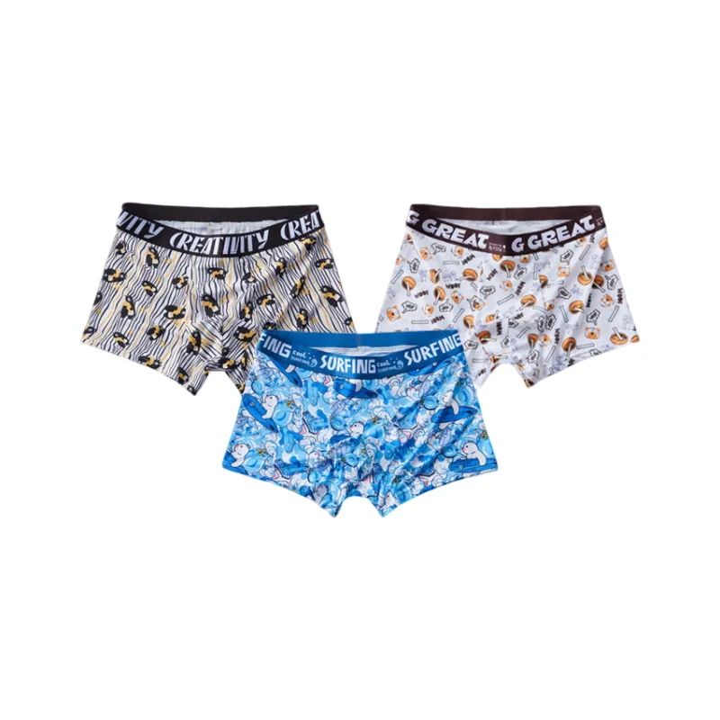 Qiao Ni Tong Underpants Men's 3 Pack-6