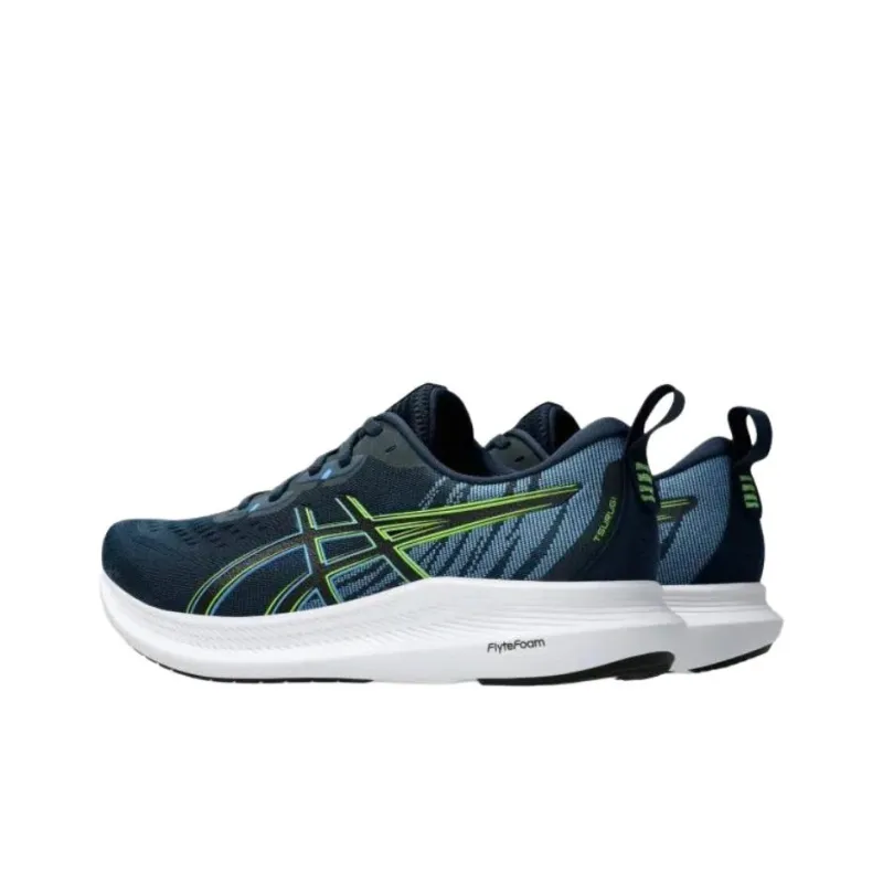 Asics TSURUGI Abrasion Resistant Breathable Low Top Running Shoes Men's Turquoise-3