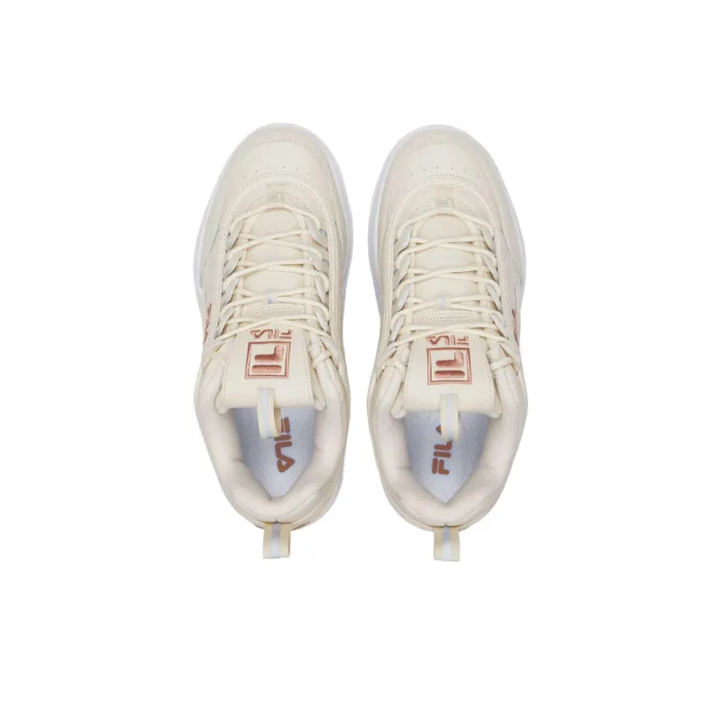 FILA Disruptor 2 Low Top Casual Shoes Women's White Gray-3