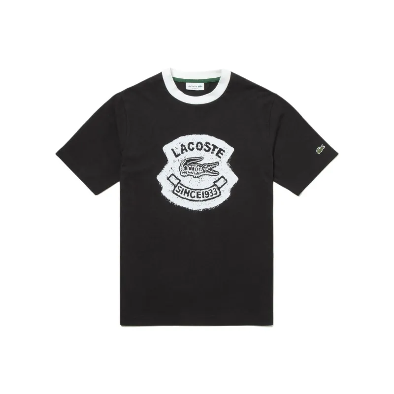 LACOSTE T Shirts Men Black-0