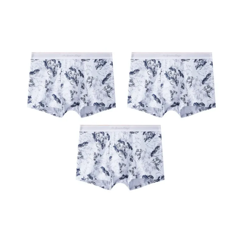Qiao Ni Tong Underpants Men's 3 Pack-8