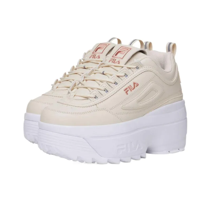 FILA Disruptor 2 Low Top Casual Shoes Women's White Gray-2