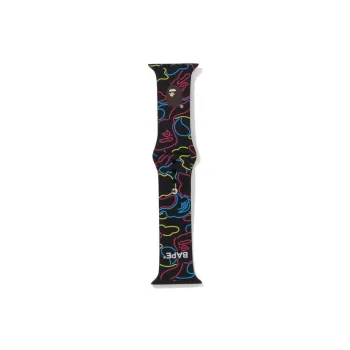 A BATHING APE Watch Band Apple Compatibility 23cm Resin Material