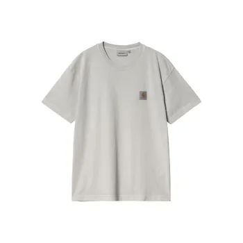 Carhartt WIP SS24 Garment Dyed Collection T Shirt Unisex Soundwave Silver