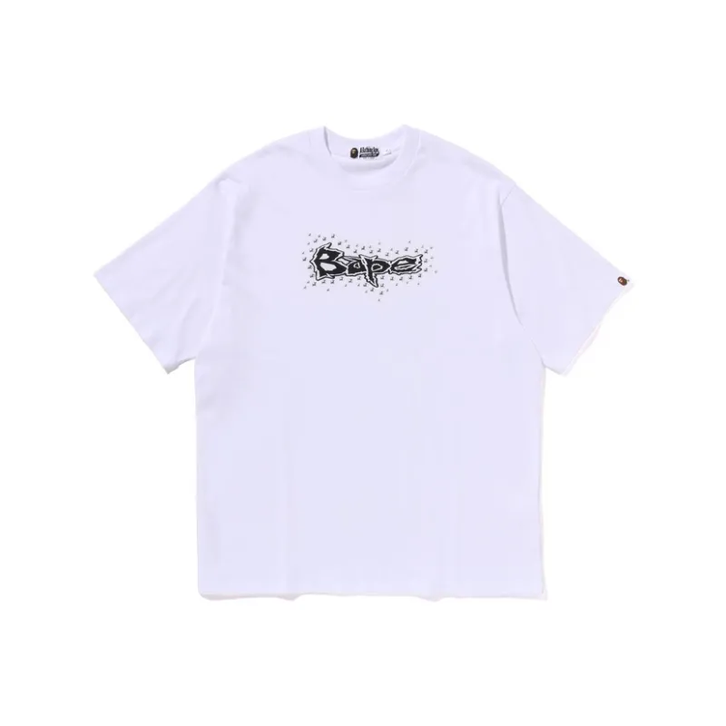 Bape Studs Bape Logo Relaxed Fit Tee-2
