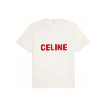 CELINE Loose T shirt In Cotton Jersey
