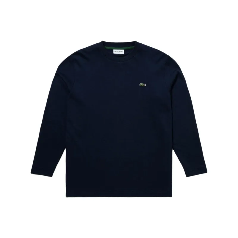 LACOSTE Embroidered logo Cotton T shirt-0