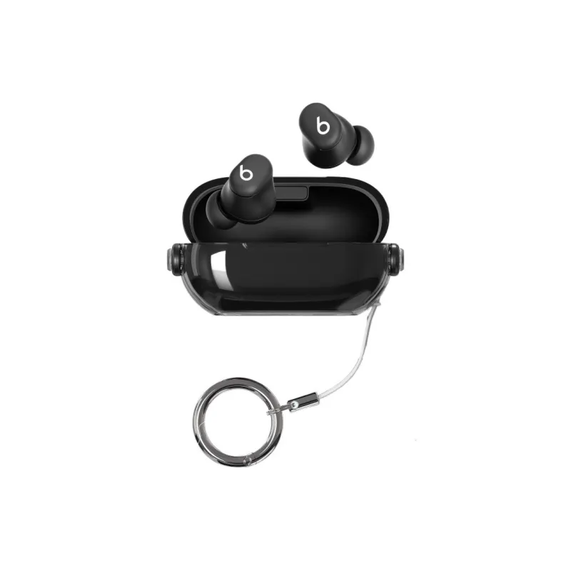 Tong Tong Rabbit Compatibility With Magic Sound Beats Solo Buds TPU Transparent Creative Lock Headphone Cases-6