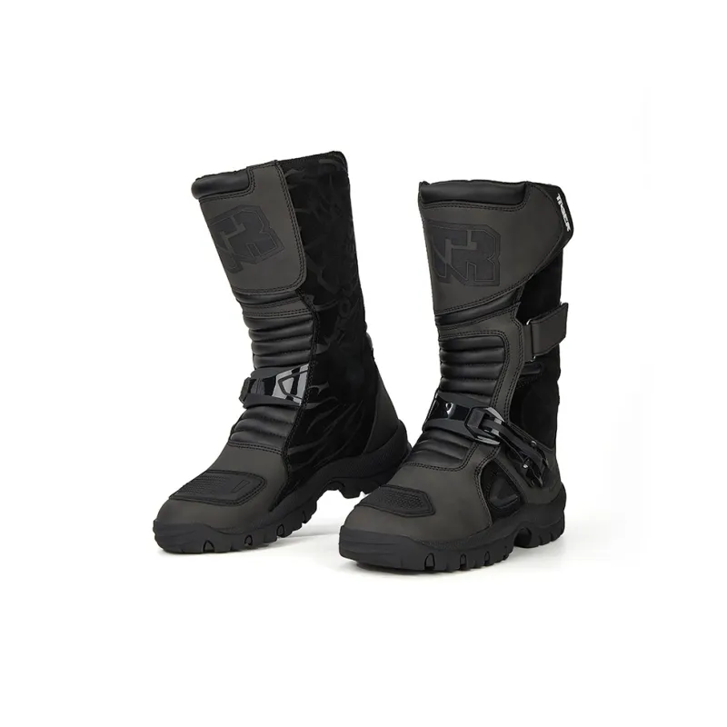 TR Tiger Pendant G2 Wear Resistant Cushioning Protective Motorcycle Shoes Unisex-0